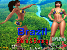 Brazilian Bikini & Sarong (ADD)