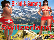 Switzerland Bikini & Sarong (ADD)