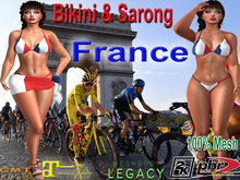 French Bikini & Sarong (ADD)