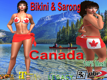 Canadian Bikini & Sarong (ADD)