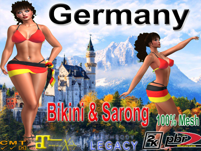 German Bikini & Sarong (ADD)