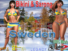Swedish Bikini & Sarong (ADD)