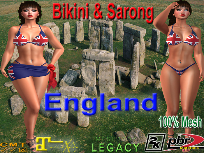 English Bikini & Sarong (ADD)