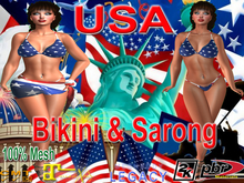 USA Bikini & Sarong (ADD)