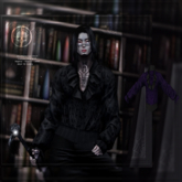 [EL]Victorian Shirt Purple