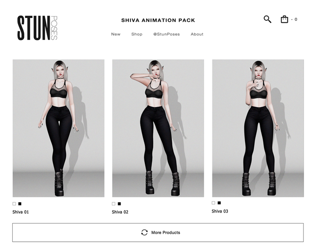 STUN - Anim Pack Collection Bento 'Shiva' #34