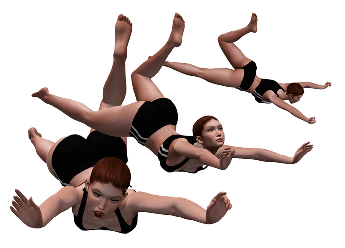 [STAIN] Falling Poses Pack