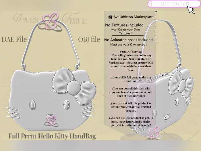 Beauties.Texture: Hello Kitty Bag