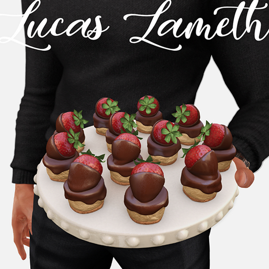 [Lucas Lameth] Chocolate Strawberries Mini-Cheesecakes