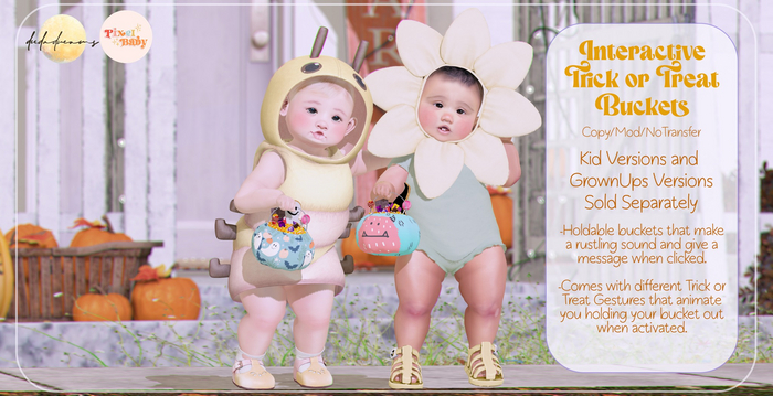 DD&PB :: Trick or Treating Bucket - Face Pack GrownUps