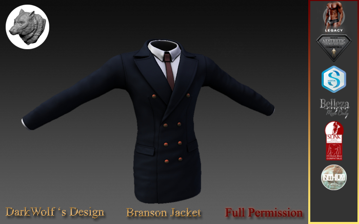 Branson Jacket Men Full Perm