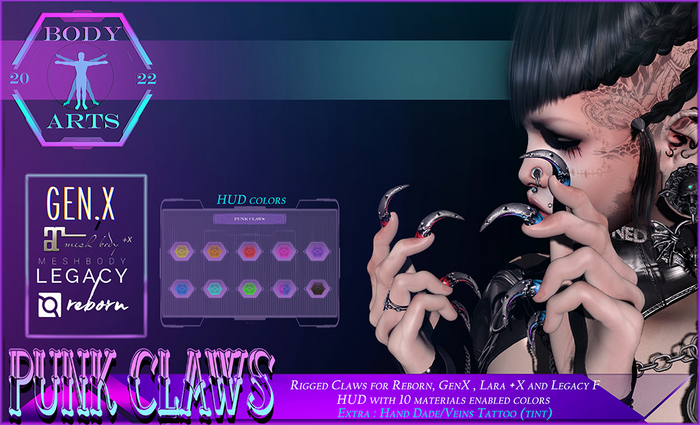 BodyArts - Punk Claws