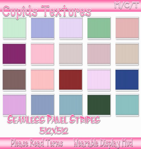 20 SEAMLESS PANEL STRIPES Textures