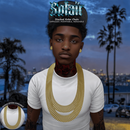*$olair* Stacked Rolex Chain
