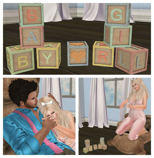 {ACD} Perfectly Innocent Baby Girl Blocks PG