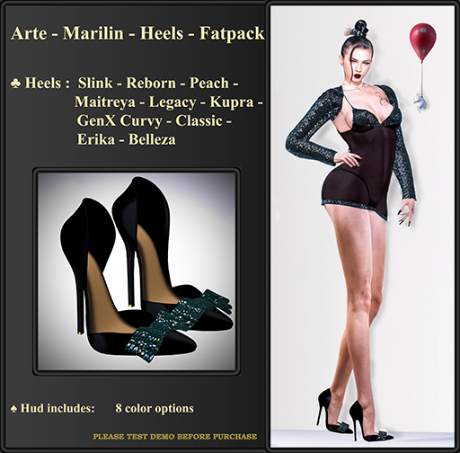 Arte - Marilin - Heels - Fatpack