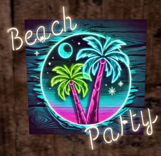 Beach Party Neon Sign