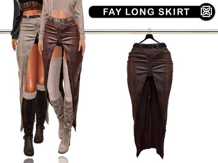 Addams // Fay Long Skirt // N*32