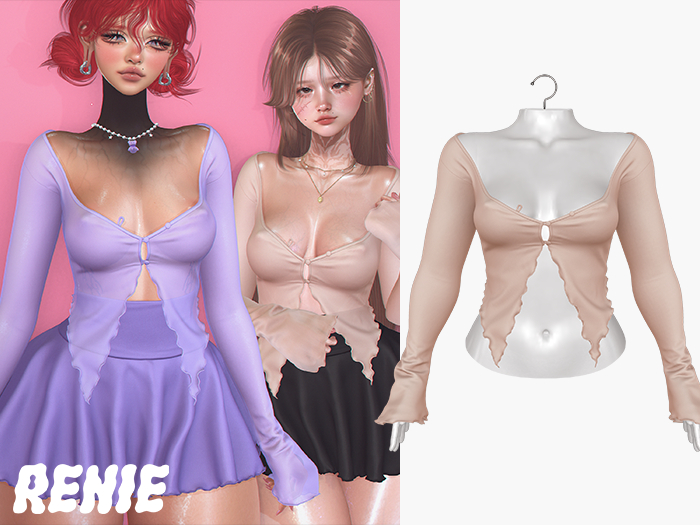 RENIE : BELLE TOP - CREAM