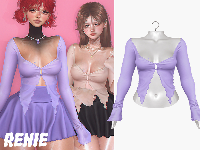 RENIE : BELLE TOP - LAVENDER