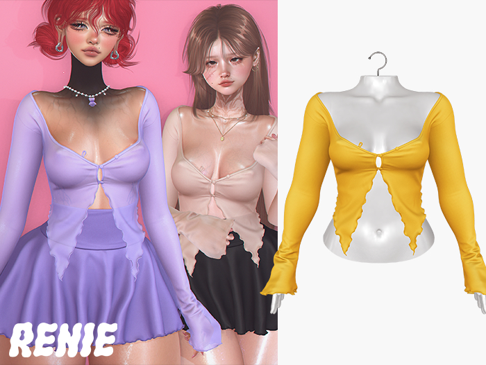 RENIE : BELLE TOP - YELLOW