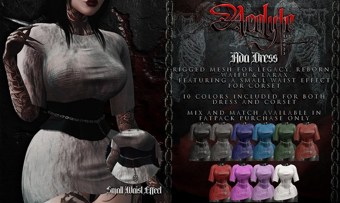 [Acolyte] Ada Dress - NOIR