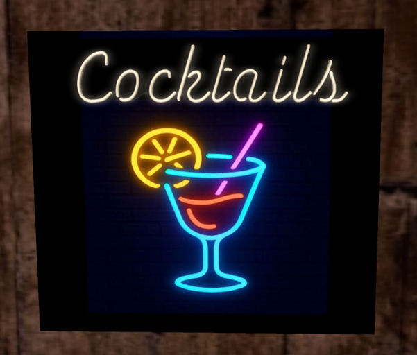 Cocktails Neon Sign