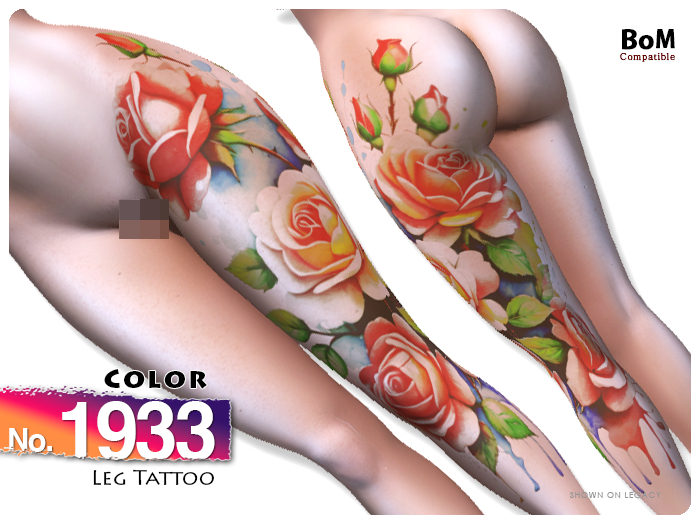 (Leg Tattoo) No.1933 Color