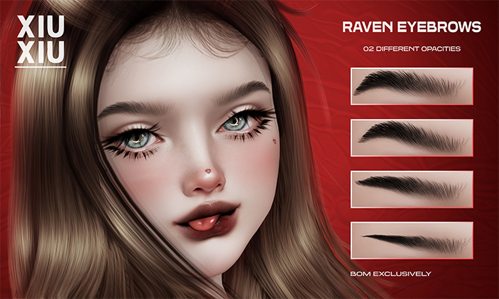 XiuXiu - Raven eyebrows DEMO