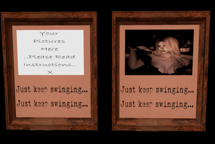 Just Keep Swinging - Cycling Picture Frame BOXED