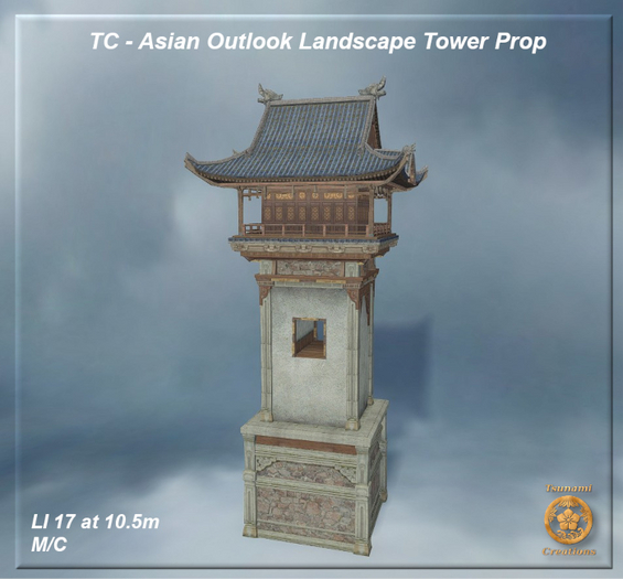 TC - Asian Outlook Landscape Tower Prop