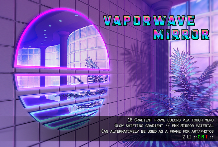 [RoS] Vaporwave Mirror / Photo Frame
