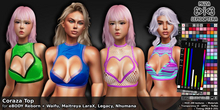 }>i<{ MUZA Coraza Top + HUD