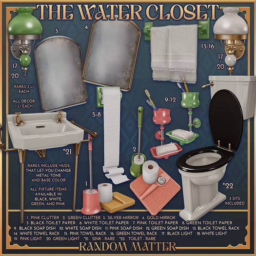 Random Matter - The Water Closet - Mirror [Silver]