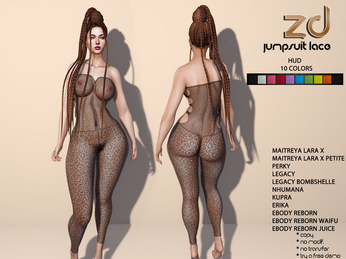 *ZD* Jumpsuit Lace