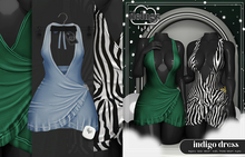deluge. indigo dress - steele [bxd]