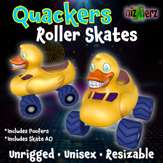 hizNherz Quackers Roller Skates (Animated)