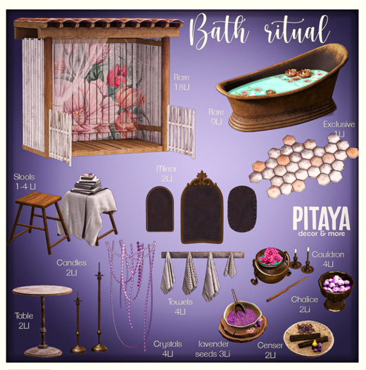 Pitaya - bath Ritual -  Bathtube RARE