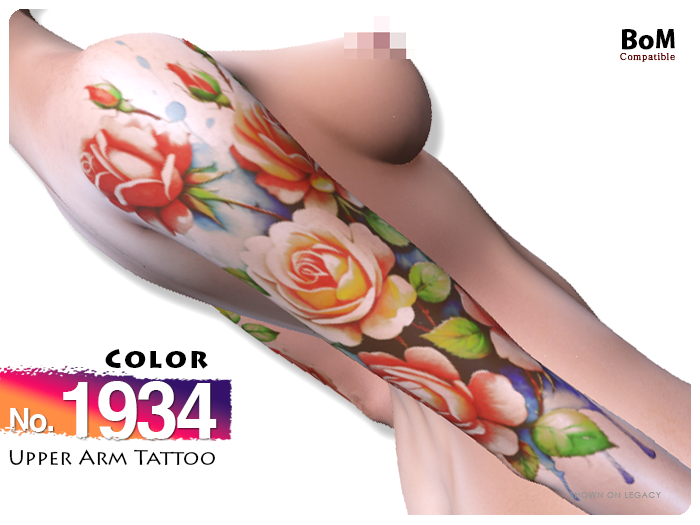 (Upper Arm Tattoo) No.1934 Color