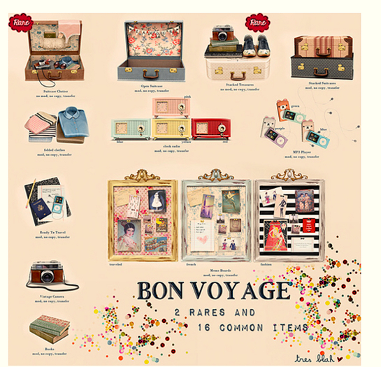 -tb- Bon Voyage - Stacked Treasures RARE  
