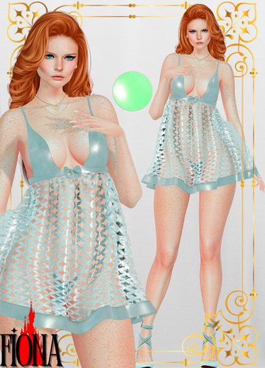 !!Fiona Castle Bambu Dress LEGACY - GREEN