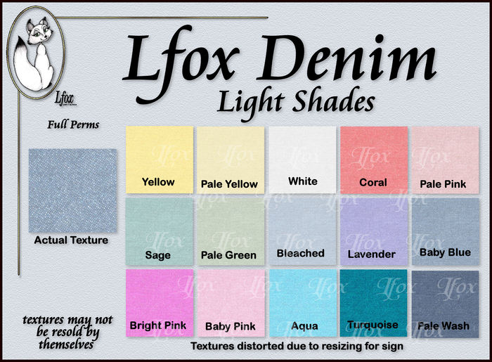 lfox Denim - Light Shades