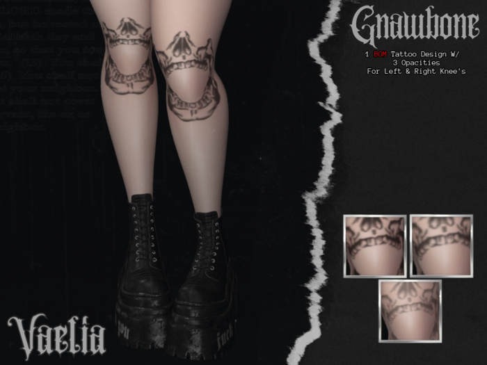- Vaelia - Gnawbone Tattoo (BOM)