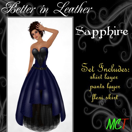 Better in Leather - Sapphire