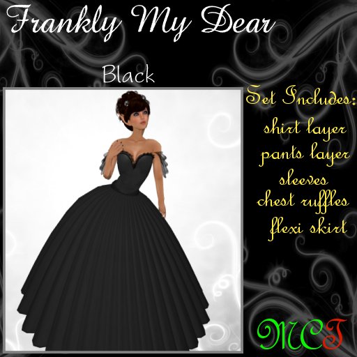 Frankly My Dear... - Black