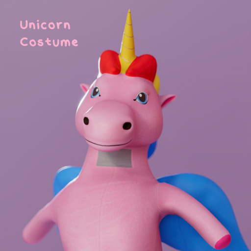 $NT Unicorn Costume PINK RAINBOW
