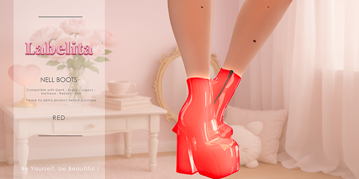 [LABELITA] Nell Boots Red