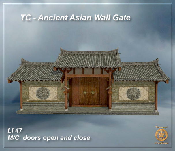 TC - Ancient Asian Wall Gate