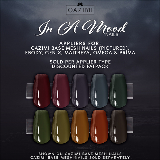 :CAZIMI: In A Mood Nails - FATPACK