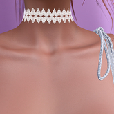 Bridgette's Closet Tintable Crown Lace Choker